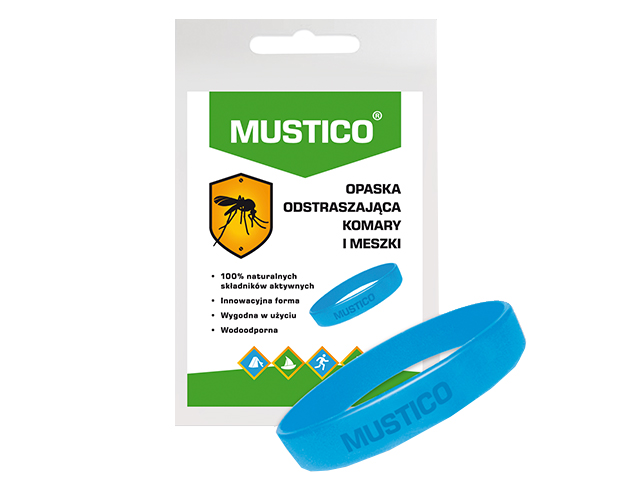 Mustico Opaska odstraszająca komary i meszki