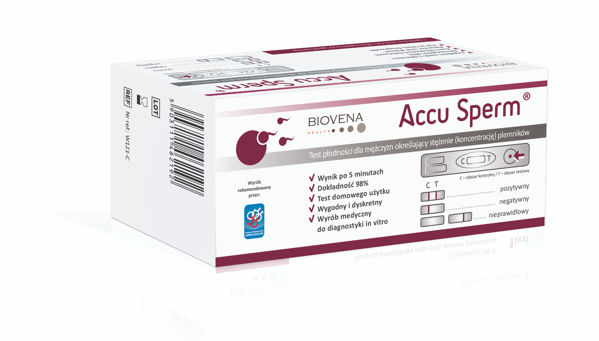 AccuSperm test płodności dla mężczyzn